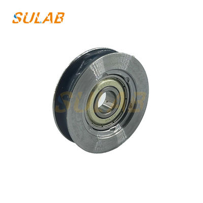 Rullo appendiporta ascensore Mitsubishi 56*14*6201 Xizi Otis Porta piano Piastra di sospensione porta Ruota di sospensione porta Ruota piastra di sospensione