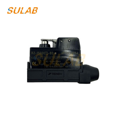 Interruttore freno con protezione termica con contatto SPDT e guscio in plastica fenolica per componenti ascensori