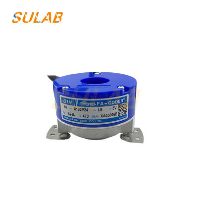 Encoder Tamagawa TS5246N473 con uscita Line Driver ad alta risoluzione 8192P/R e design con flangia φ60mm per ascensori