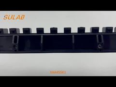 Strisce di bordo in plastica gialla e strisce di battistrada nere per gradini di scale mobili, striscia gialla per scale mobili in plastica