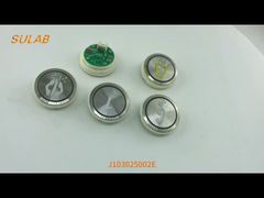 Visualizza il pulsante dell'ascensore del marchio SJEC J103025002E Modello con luce rossa e blu e dimostrazione di garanzia di un anno