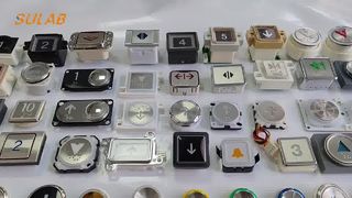 BR32A Pulsante elevatore con specifiche universali da 32 mm con indicatore di retroilluminazione a LED e movimento normalmente aperto