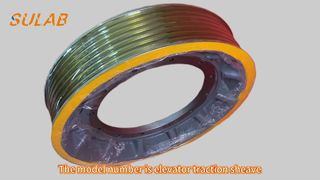 Magnete permanente della puleggia di trazione dell'elevatore Mitsubishi di tutte le dimensioni in ferro duttile QT600-3 Vetrina