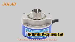 Tamagawa TS5246N479 Encoder rotativo ad albero cavo OIH60‑8192P24‑L6‑5V per motore di trazione PMSM per ascensore
