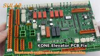 KONE KM51070314G11 LCECCBN2e Circuito del pannello di controllo del tetto dell'auto della scheda PCB della parte superiore dell'ascensore Sostituisci