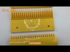 Piastra pettine per scale mobili di sicurezza gialla L70A