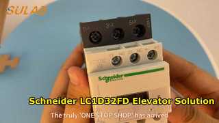 Schneider LC1D32FD Contattore di potenza tripolare 32A 110 V CC Bobina 1 NO + 1 NC Aux per armadio di controllo dell'ascensore S