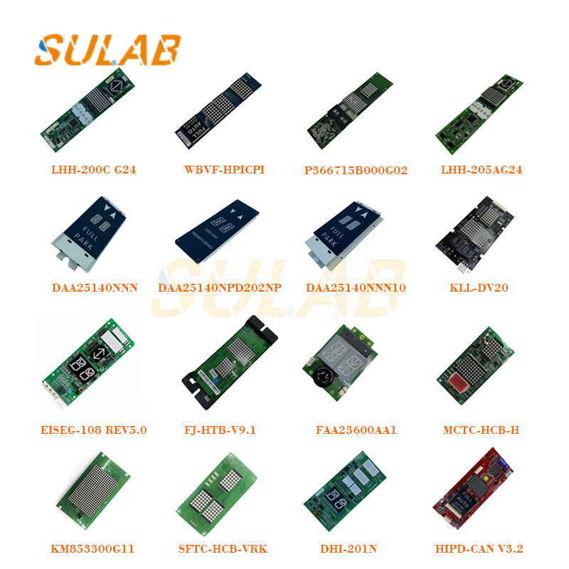 Original Sulab Elevator COP Display Board K-PI1000 V2.0 with RS-485 Bus Communication and DC24V Power Supply IP30 Protection