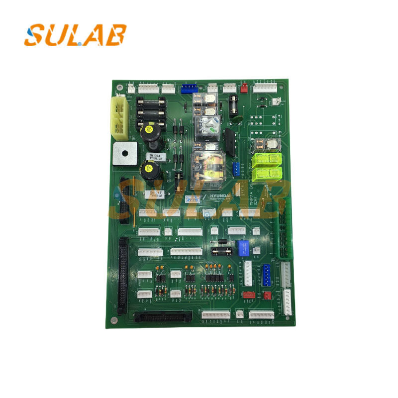 Hyundai Elevator PCB TNP7A BD (CH) 20400177H11 – Control-Cabinet Relay Board with Gold-plated Contacts and Flame-retardant FR-4 Substrate for 12 VDC ±5 % Input Voltage