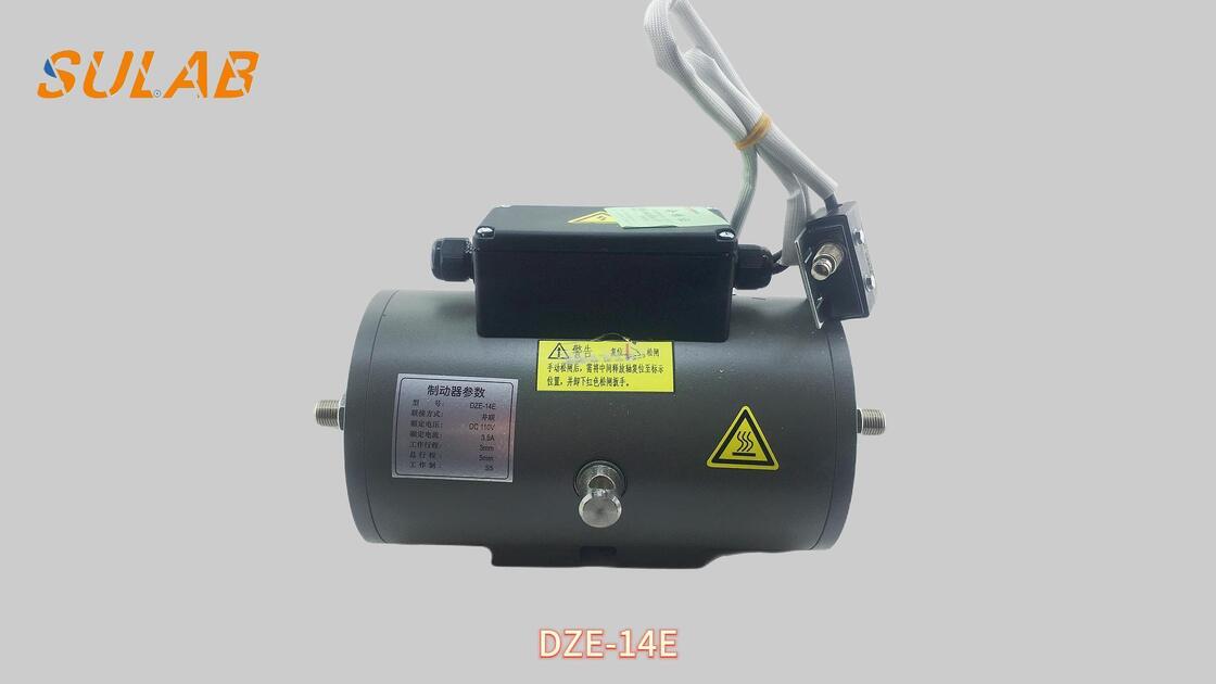 Elevator Traction Machine Electromagnetic Brake 2100N DC 110V Manual Release Safety Braking Spare Part DZE-14E