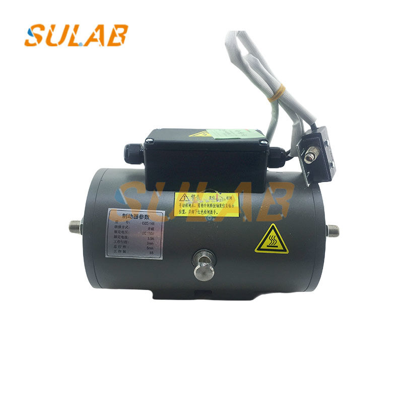 Elevator Traction Machine Electromagnetic Brake 2100N DC 110V Manual Release Safety Braking Spare Part DZE-14E