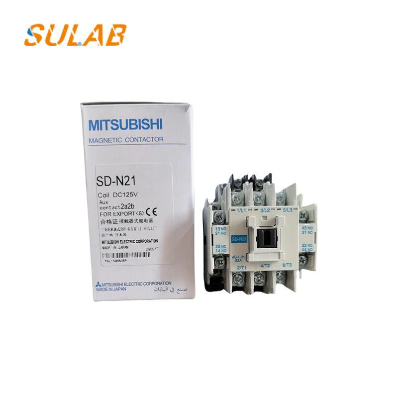 Mitsubishi Elevator Contactor SDN21 AC Magnetic Contactor with Silver Alloy Contacts and Compact Cabinet-Mount Design for Anti-Vibration Performance