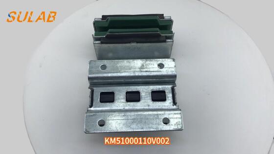 Kone Elevator Sliding Guide Shoe con rivestimento in polimero a basso attrito e telaio in acciaio zincato per binari da 9 mm/10 mm/16 mm