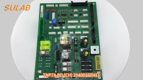 Hyundai Elevator PCB TNP7A BD (CH) 20400177H11 – Scheda relè per quadro di controllo con contatti dorati e substrato ignifugo FR-4 per tensione di ingresso 12 VDC ±5%