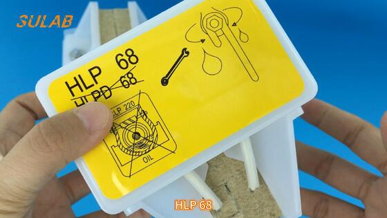 SC Coppa di olio per ascensori HLP 68 ∙ ABS Lubrificatore per rotaie in plastica con apertura larga di 3 cm per auto e rotaie di guida contropeso