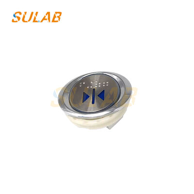 Pulsante Ascensore MTD331 Rotondo con Retroilluminazione LED e Piastra Frontale in Acciaio Inox e Connettore a Innesto
